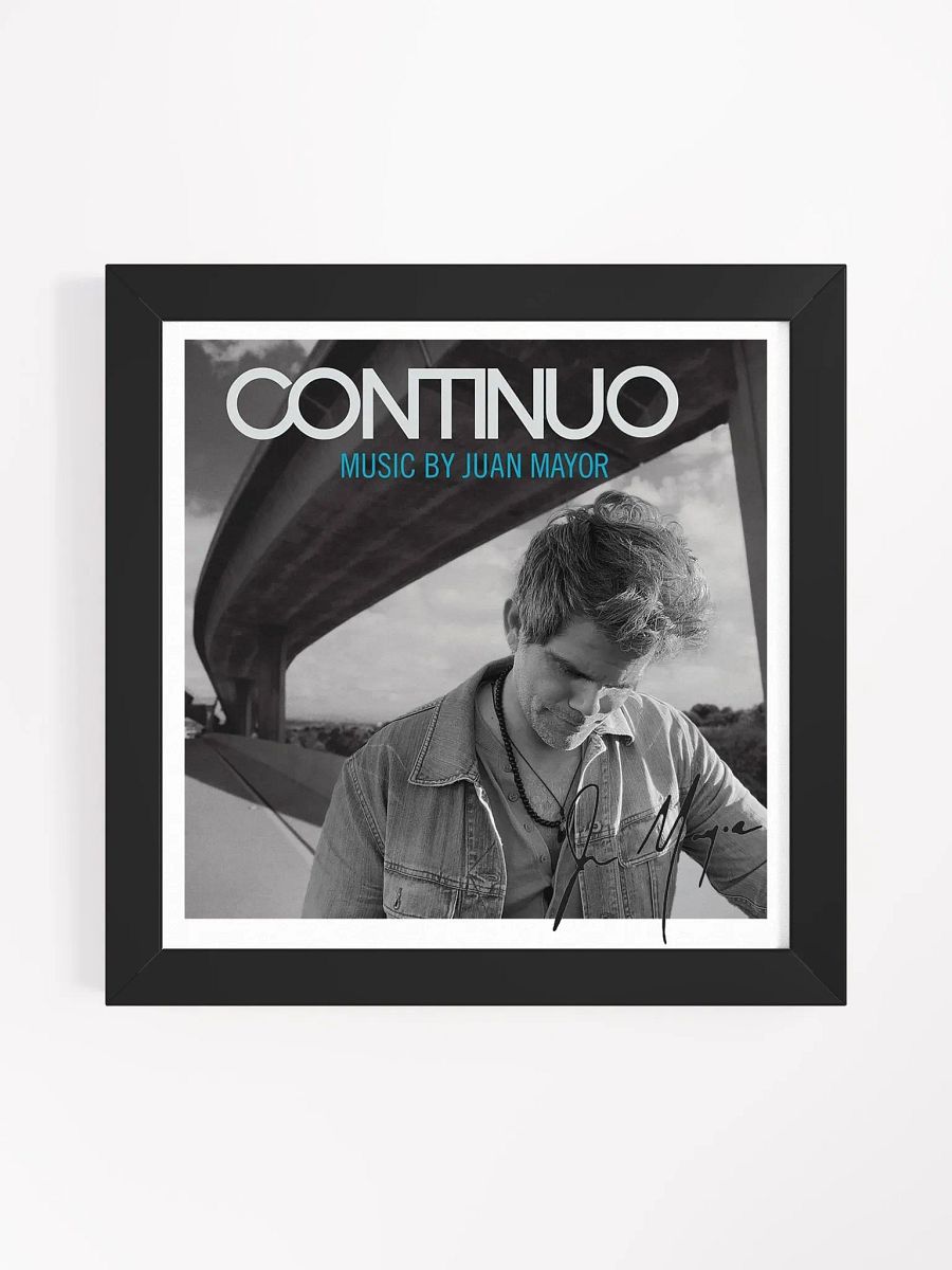 Framed Continuo Album Cover - SIGNED by Juan Mayor product image (6)