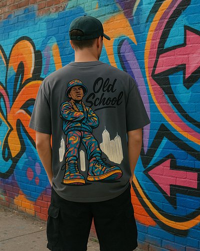 🎤[Link in Bio] Old School Hip Hop meets bold pop art vibes 🌆 Sneakers, chains & pure street style ✨ #OldSchool #HipHopArt #St...