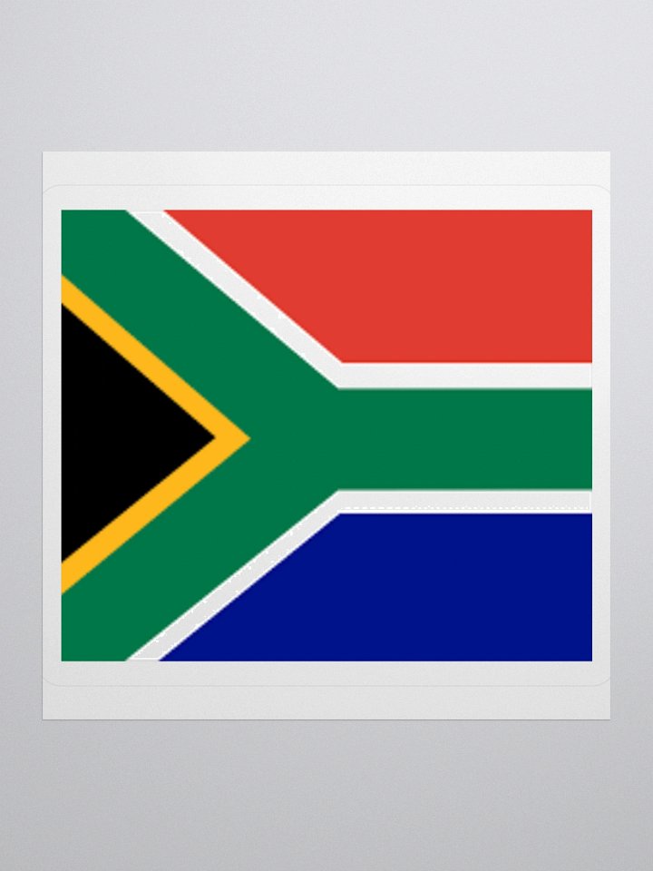 Exclusive South Africa Flag Kiss-Cut Stickers - High-Quality Vinyl, Multiple Sizes product image (3)