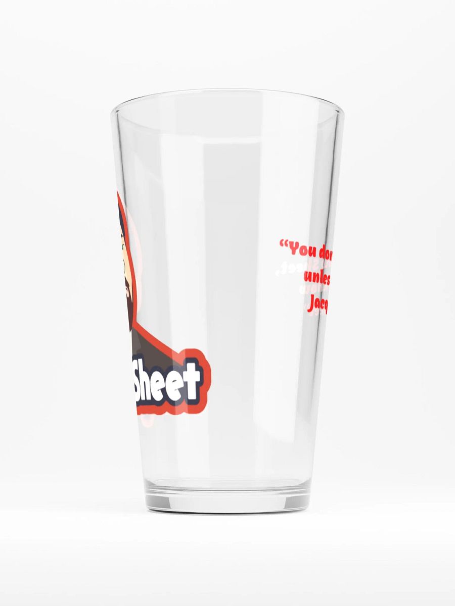 Jacques Sheet Pint Glass product image (4)