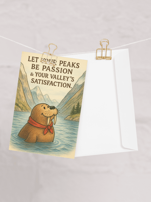 Passion Peaks & Satisfaction Valleys - Card product image (2)