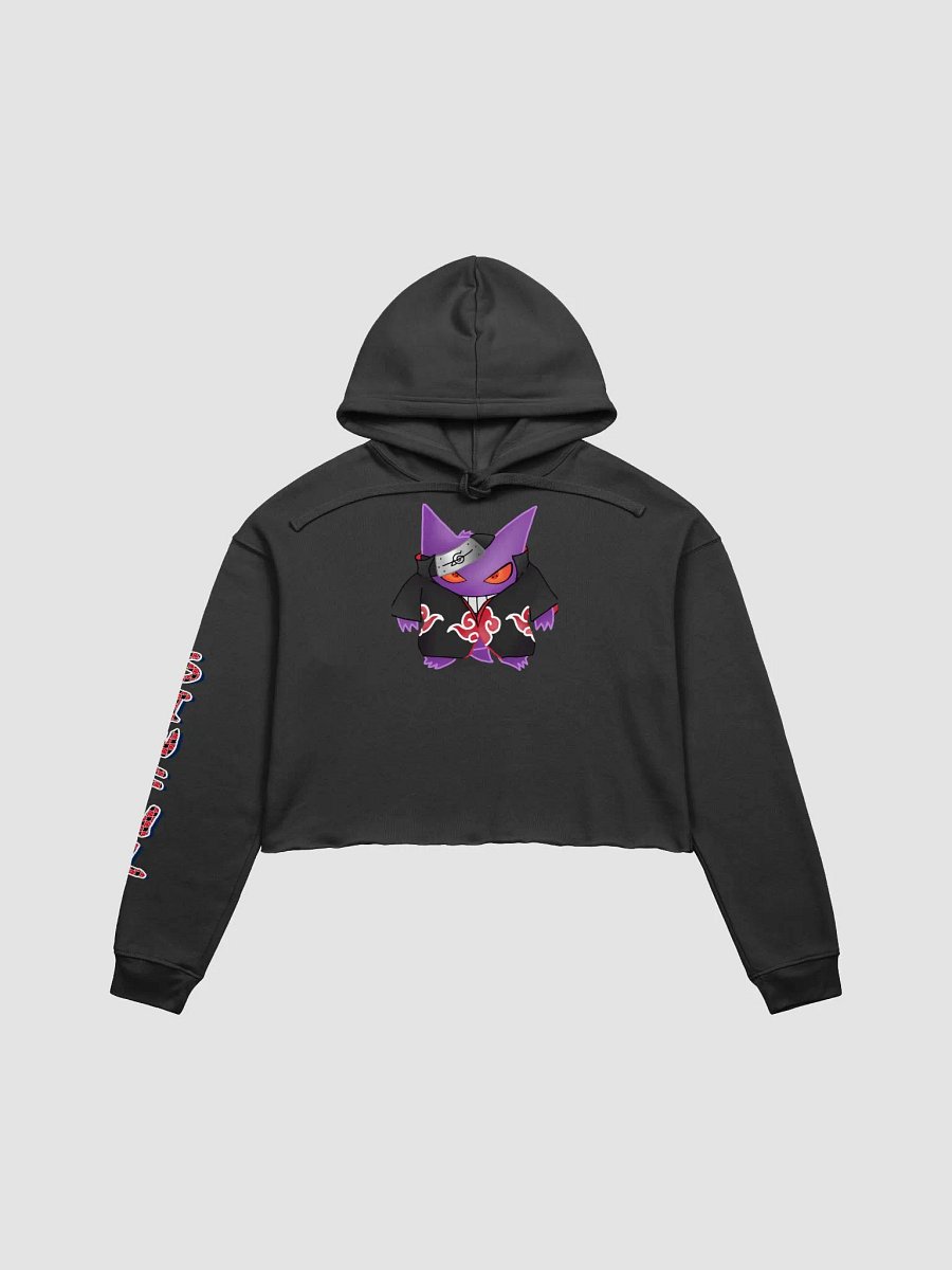 Gengar X Itachi (akatsuki) Bella+Canvas Fleece Crop Hoodie product image (1)