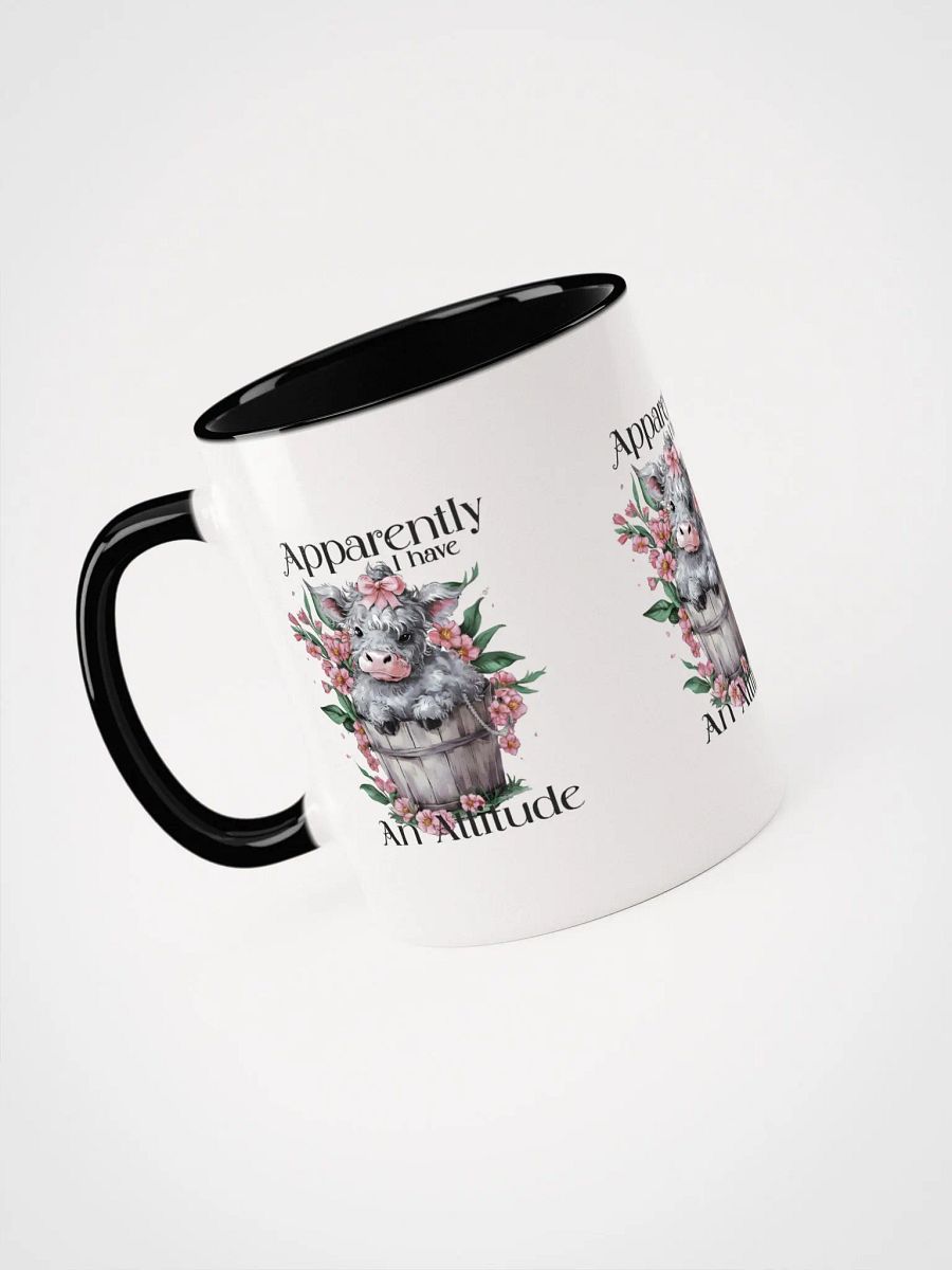 Apparently I Have an Attitude Coffee Mug – Funny Sassy Heifer Cow Design – Humorous Animal Lover Gift product image (5)