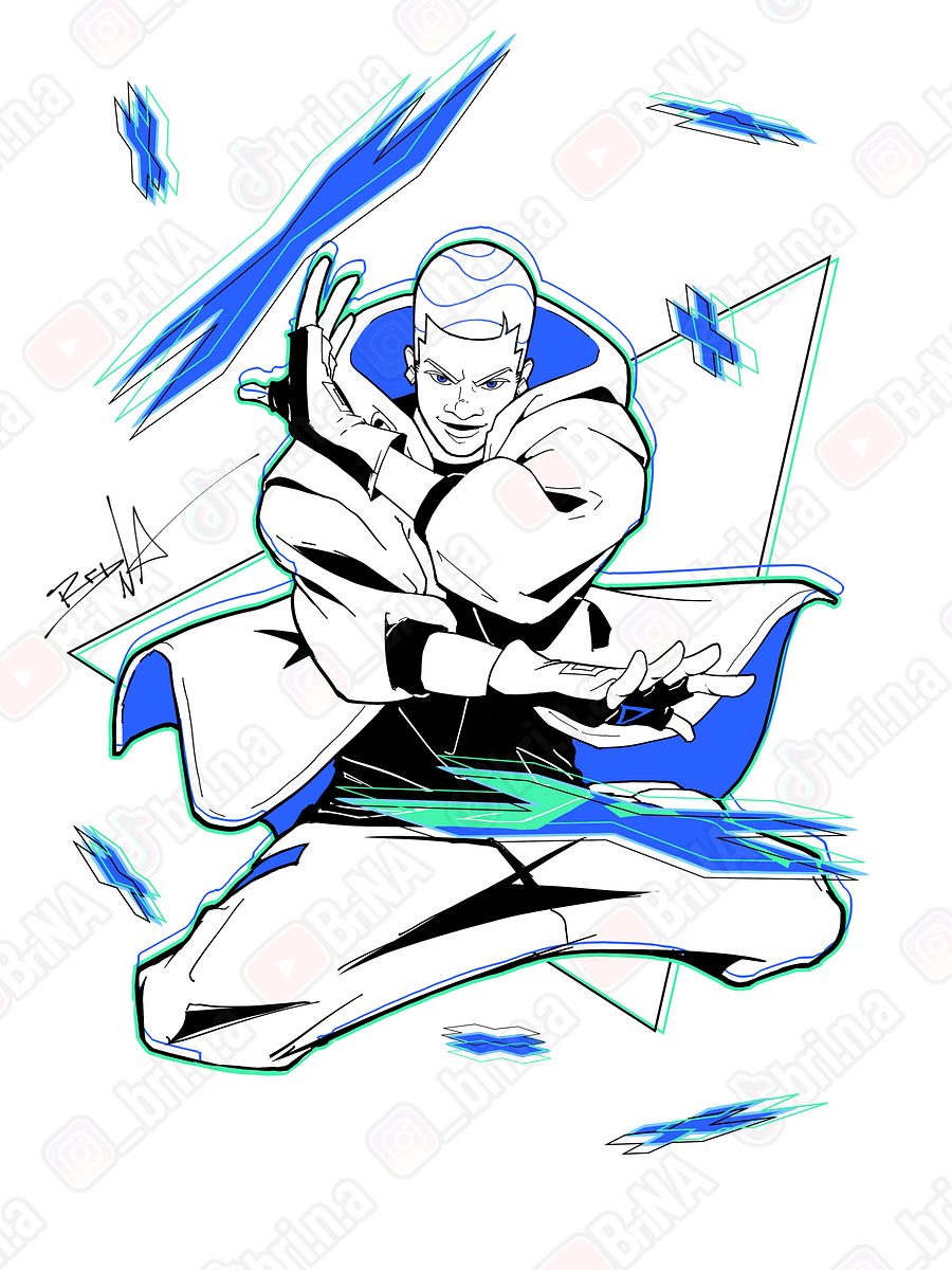 VEE Hoodie — Blue product image (6)