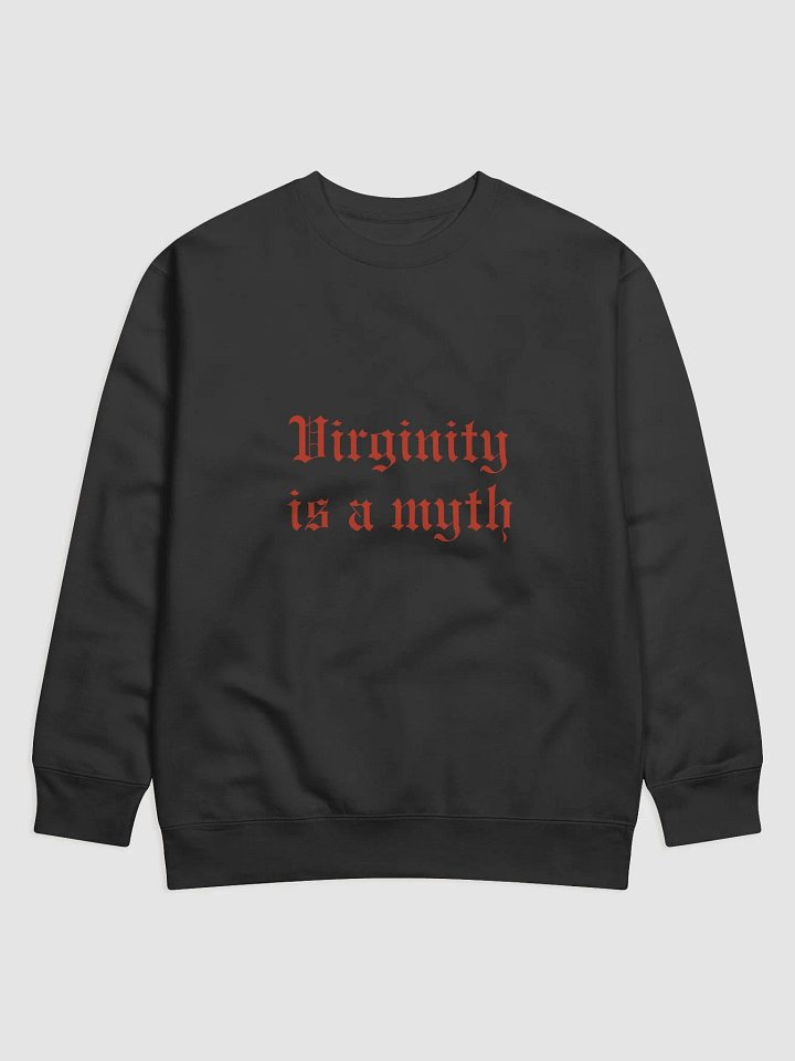 virginity is a myth red - crewneck product image (3)