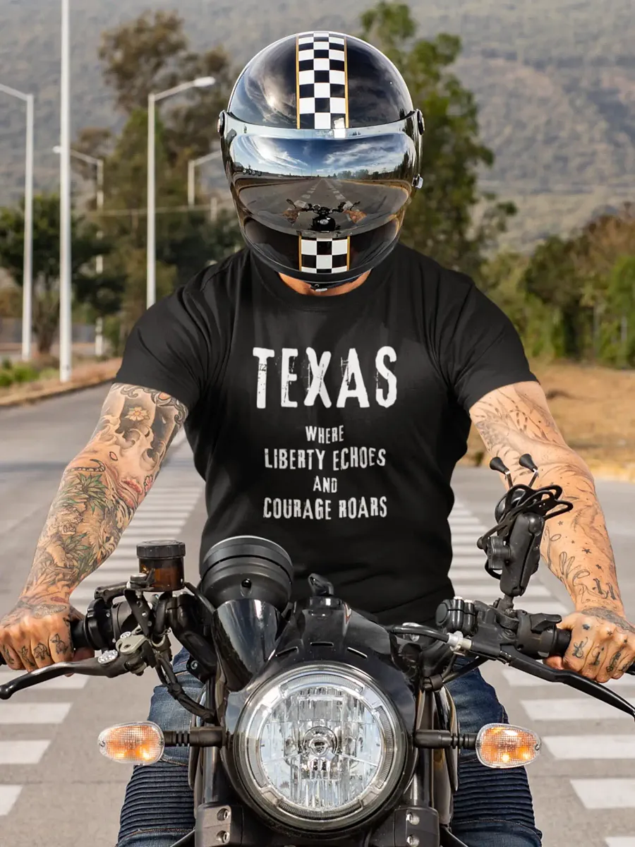 Texas Where Liberty Echoes Dark T-shirt product image (2)