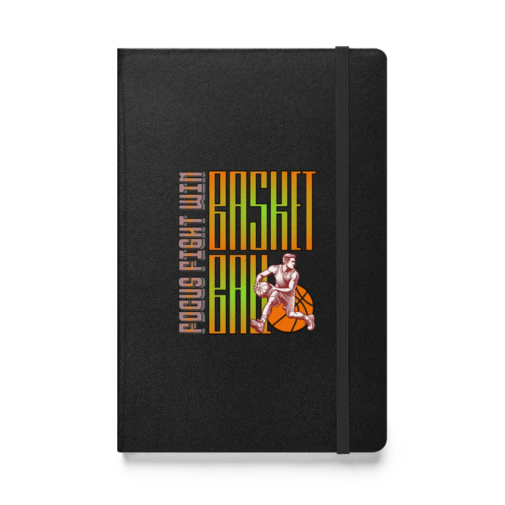 Focus Fight Win Basketball Hardcover Notebook product image (1)
