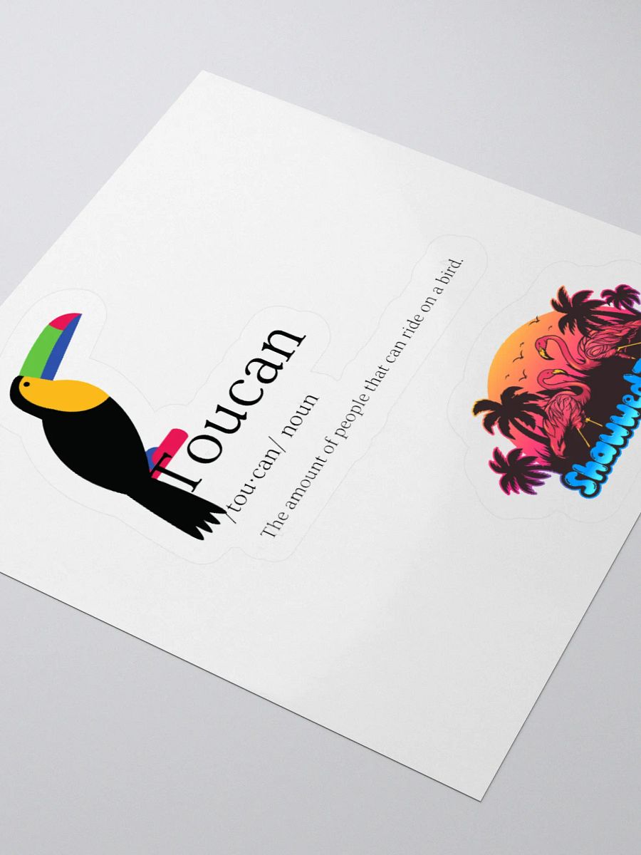 Tropical Toucan Kiss Cut Stickers product image (7)