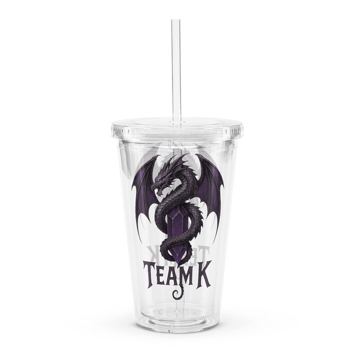 Team K V-4 Clear Plastic Tumbler product image (1)