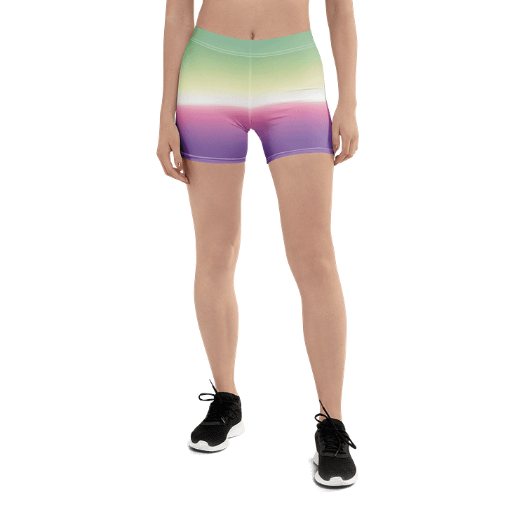 Genderfae Pride Gradient Bike Shorts product image (1)