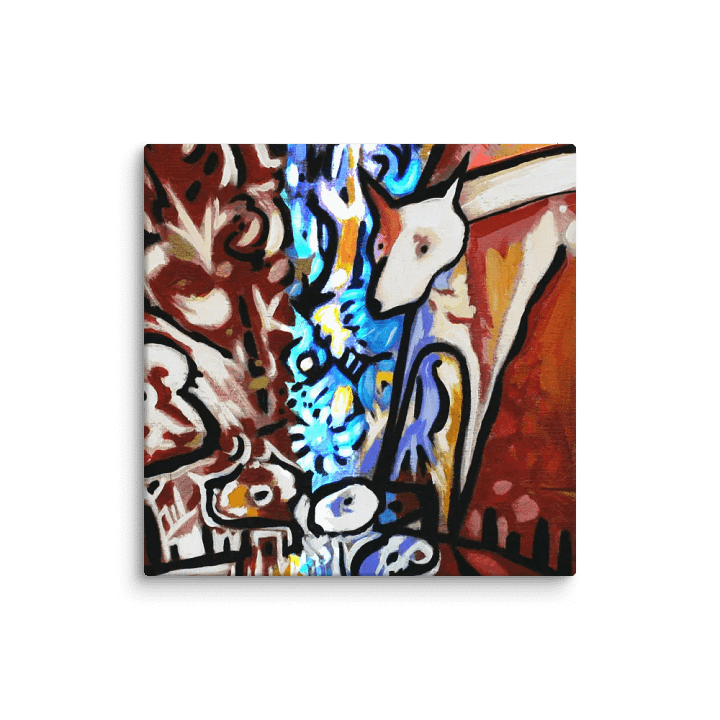 Night Fox Allcolor Stretched Canvas product image (1)