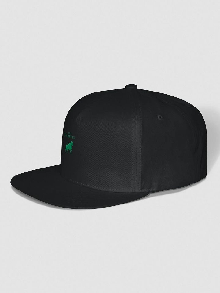 Flat Snapback Cap 8 Embroidered product image (14)