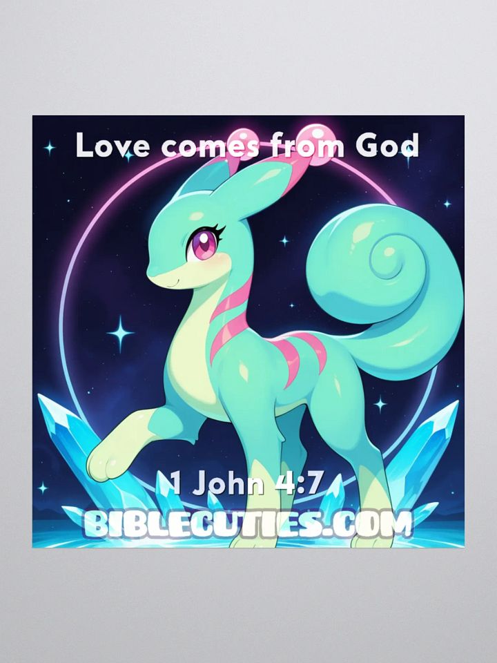 Bible Cuties Nova - Love comes from God Sticker product image (2)