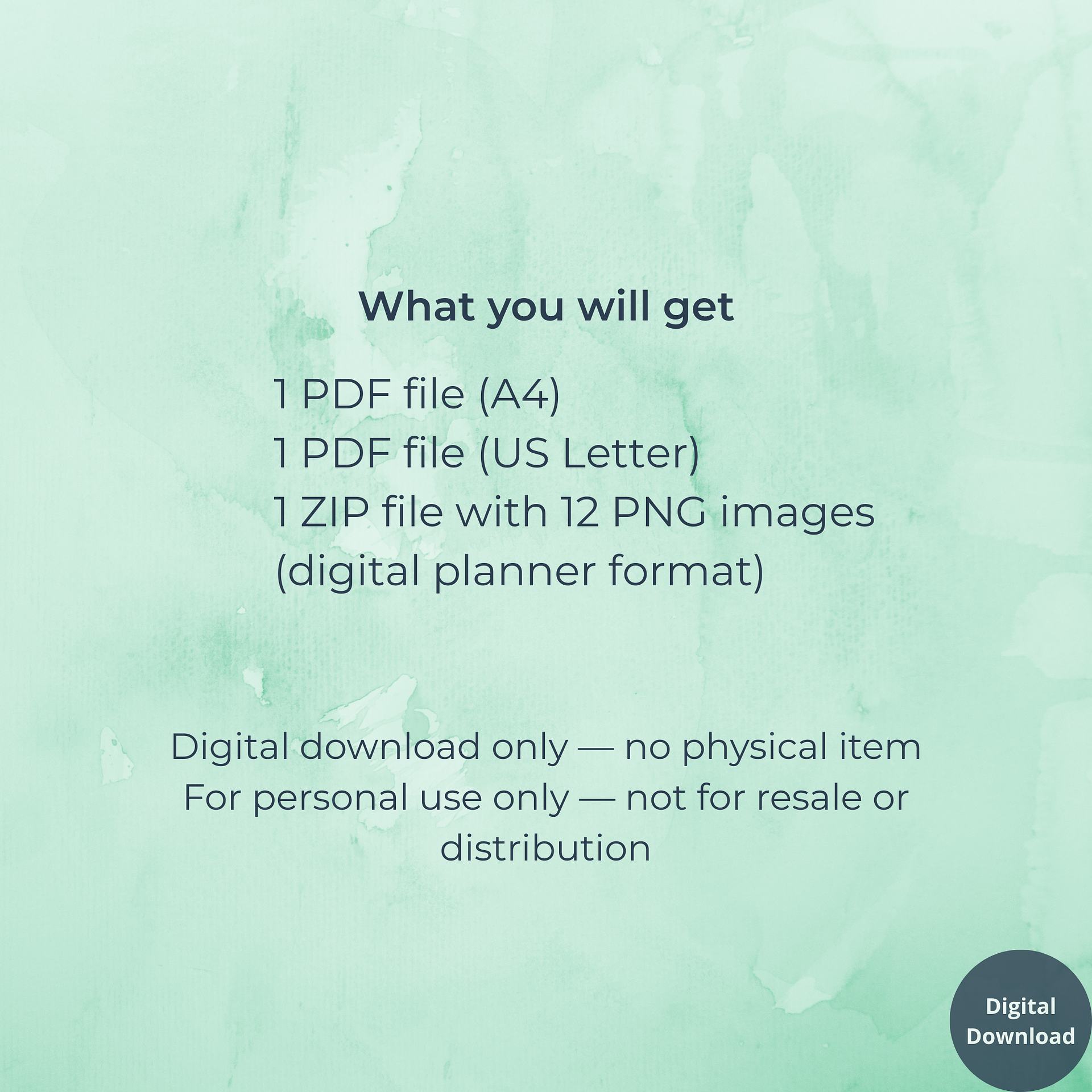 2026 Monthly Calendar product image (6)