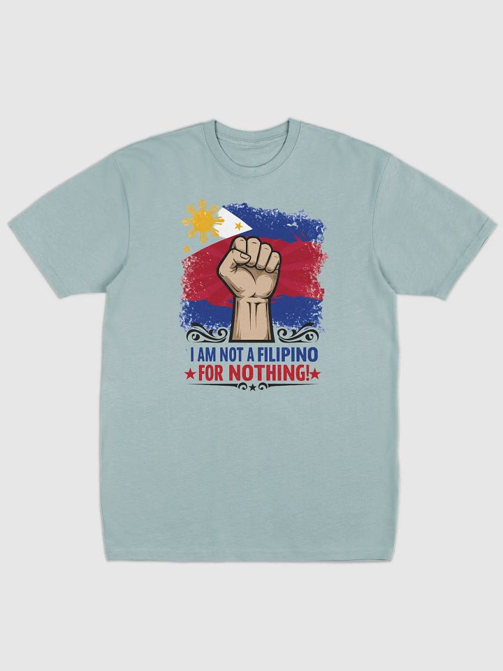Proud Filipino Fist T-Shirt - Patriotic Philippines Heritage Tee product image (1)