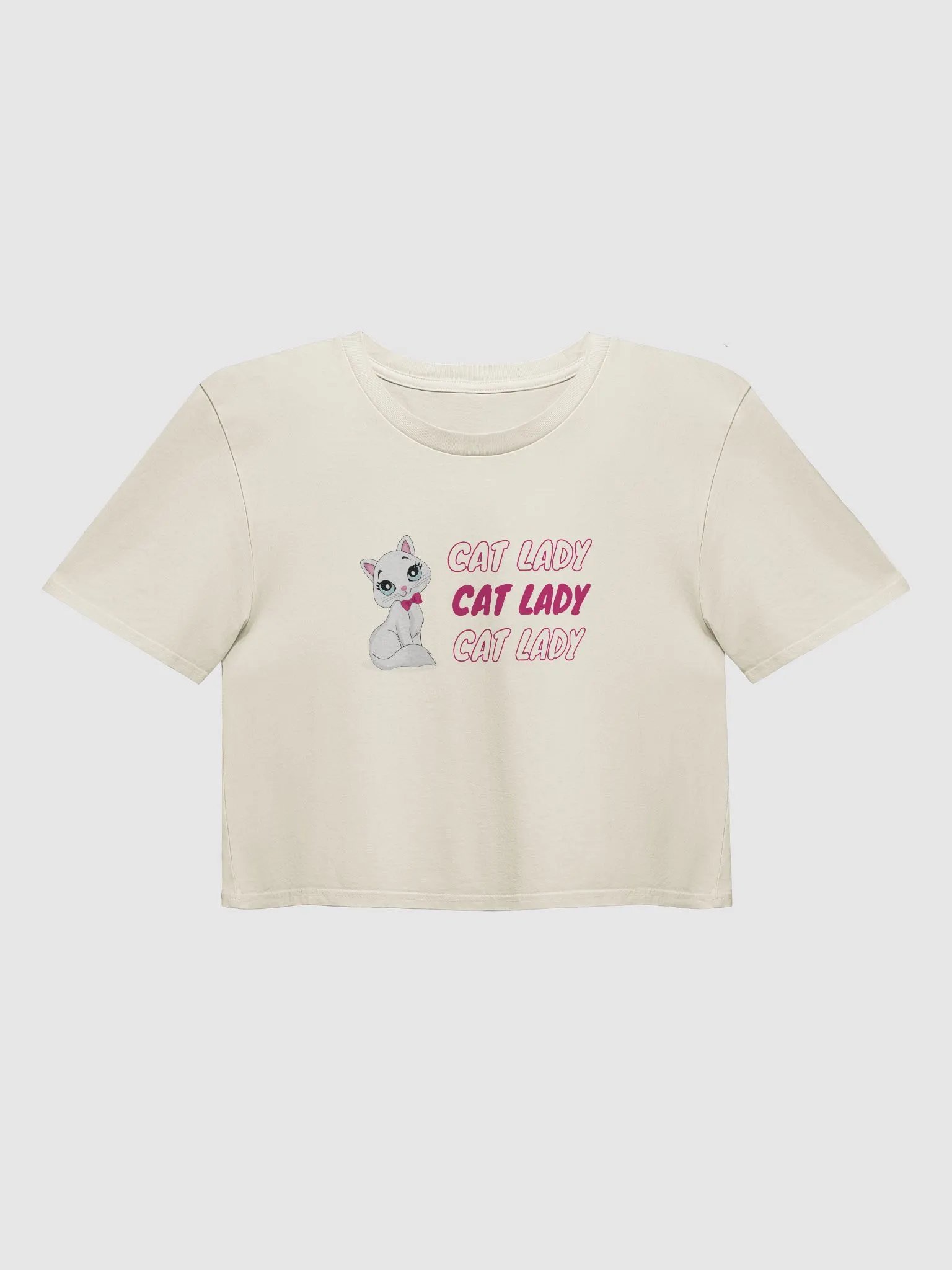 Cat Lady Vibes Crop Top product image (5)