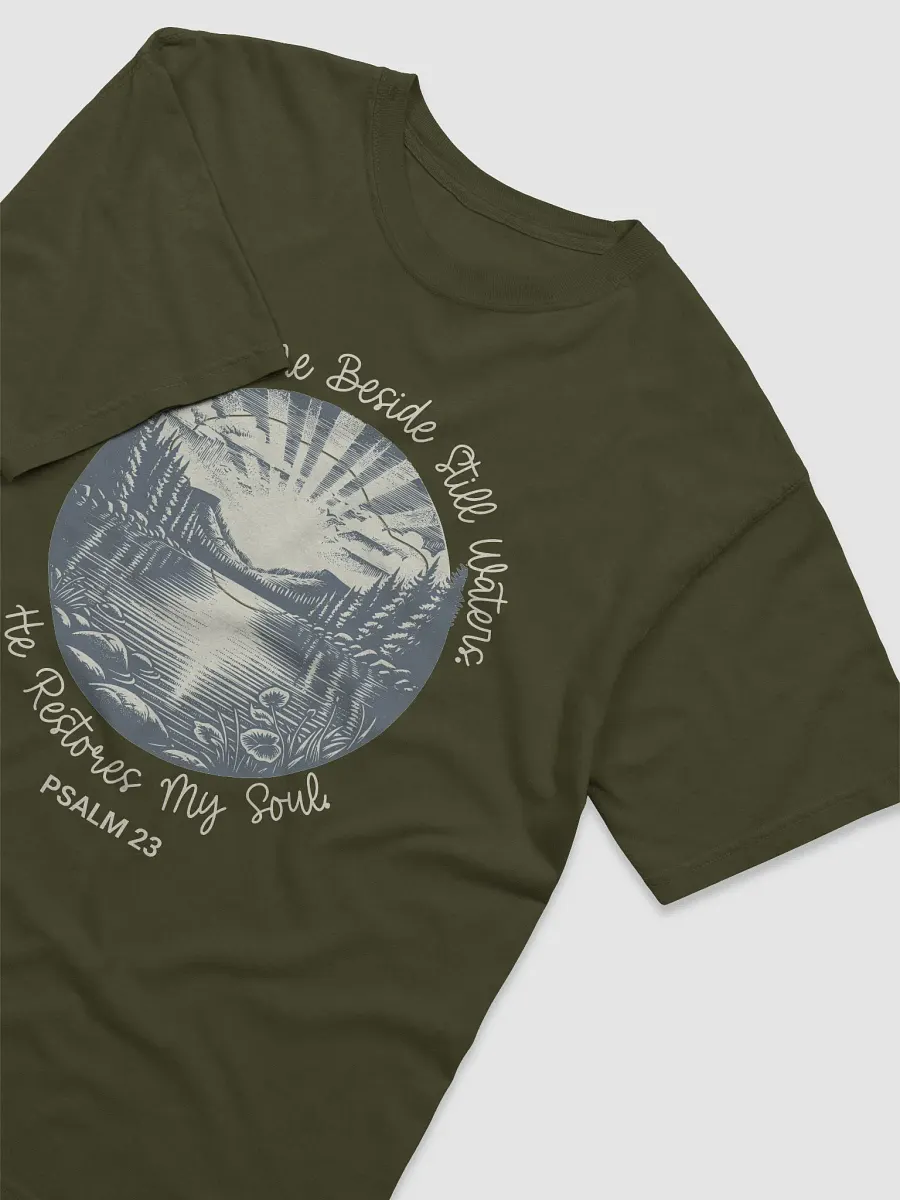 He Leads Me Beside Still Waters Tee product image (4)
