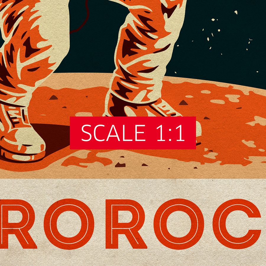 Rock Star. Astrorock — Vintage space poster product image (5)
