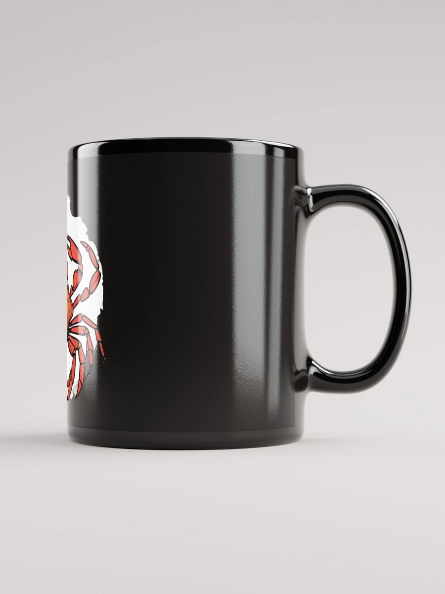 Cartoon Crab Black Glossy Mug product image (2)