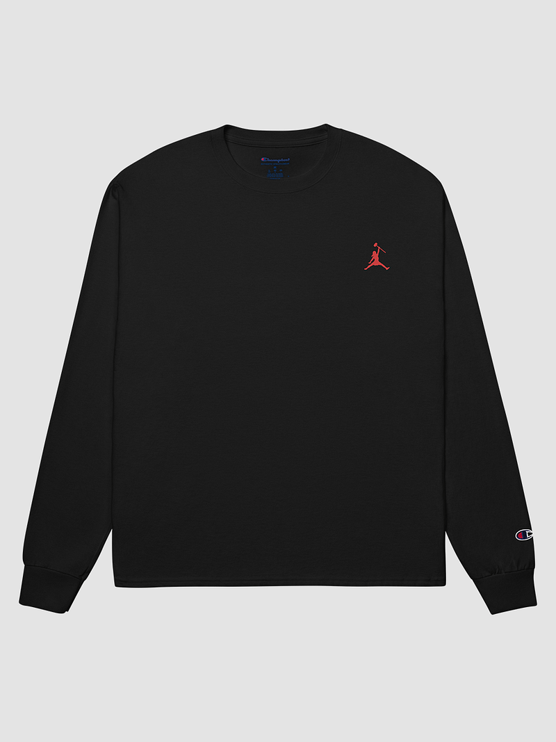 Jumpy Krag Men's Champion Long Sleeve Shirt (Embroidered)