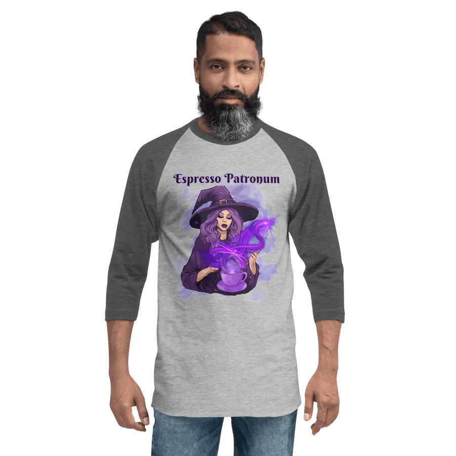 Espresso Patronum Witch raglan tee product image (2)