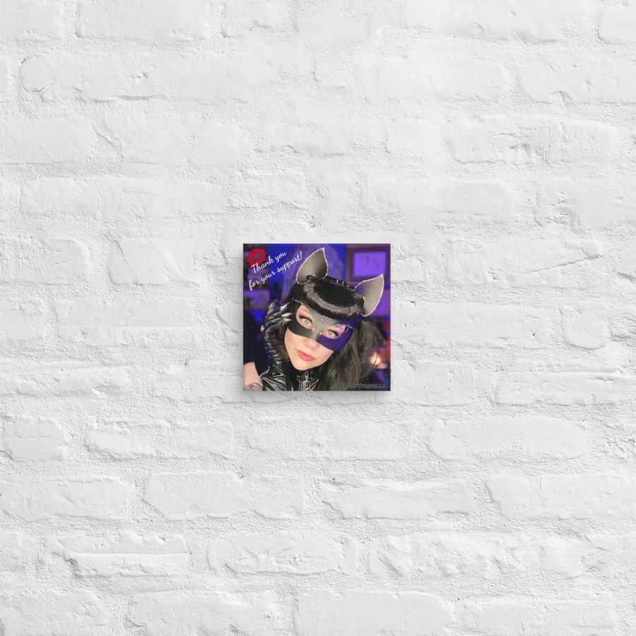 8x8 Catwoman Selina Canvas w/ Thank You message product image (2)