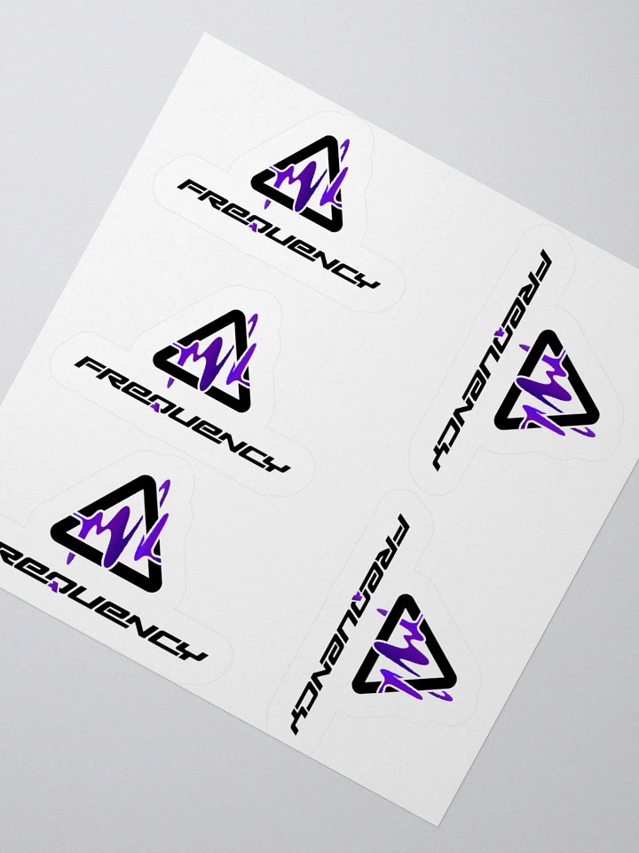 Tri-Wave Kiss Cut Stickers product image (5)