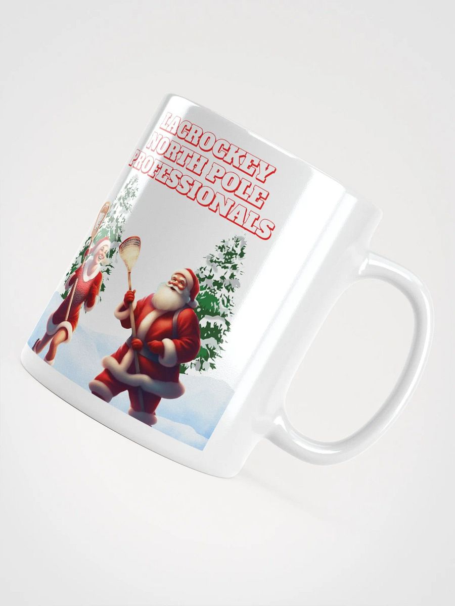 North Pole Lacrockey - Mr and Mrs Claus White Mug product image (10)