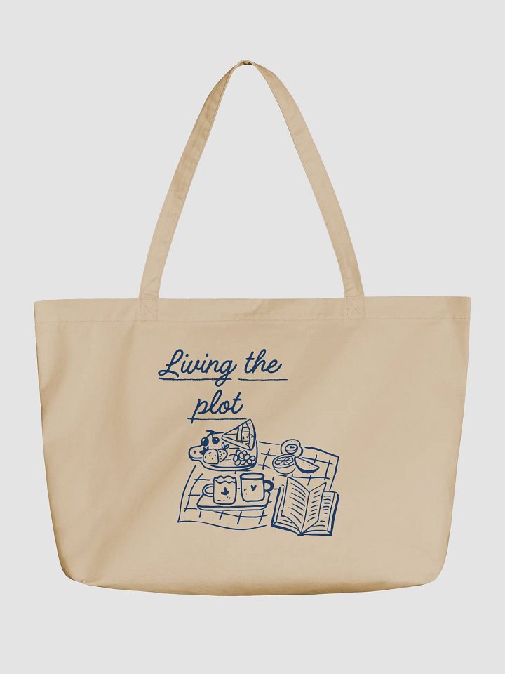 Living The Plot Bookish Summer Tote Bag- larger product image (1)