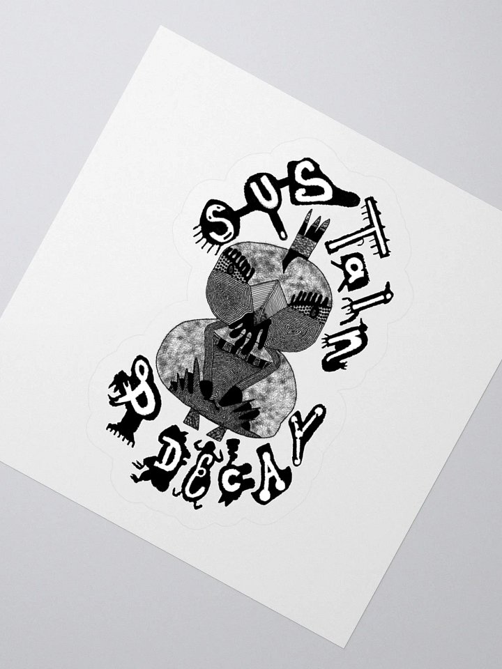 Sustain & Decay - Rooster Logo Sticker product image (2)