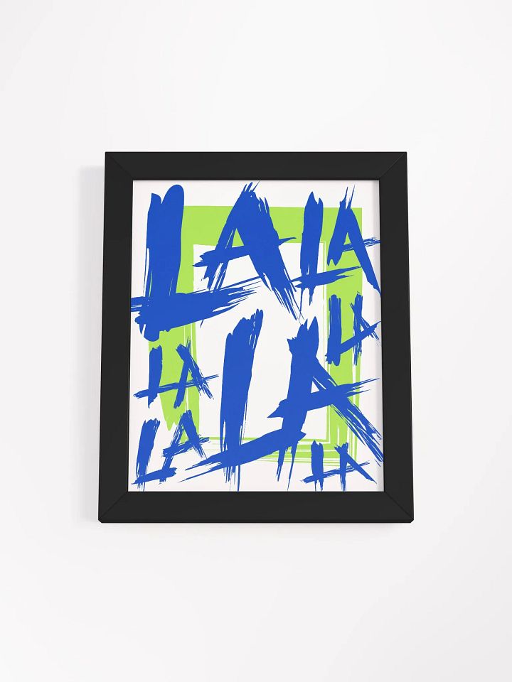 La La La Framed Matte Poster product image (2)