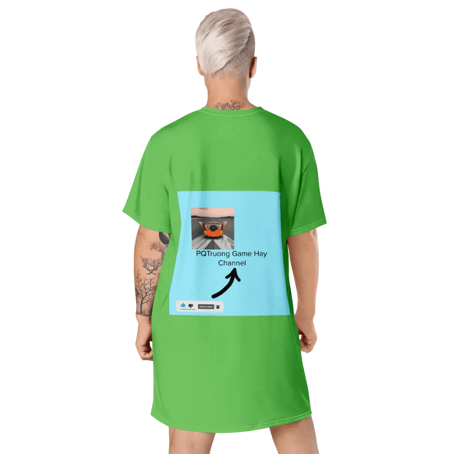 Váy thun in toàn thân/Full body printed T-shirt dress product image (9)