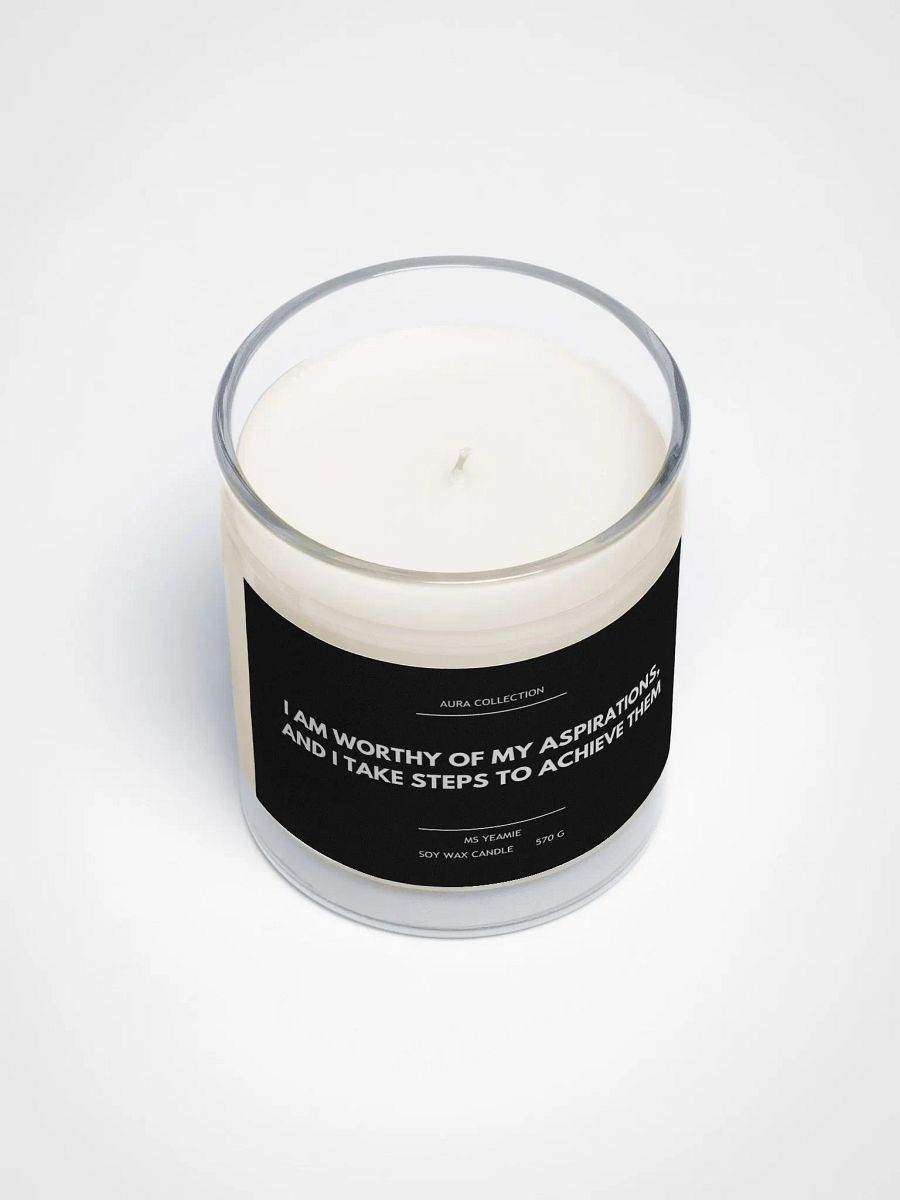 Aura Collection: I Am Worthy Soy Wax Candle product image (3)