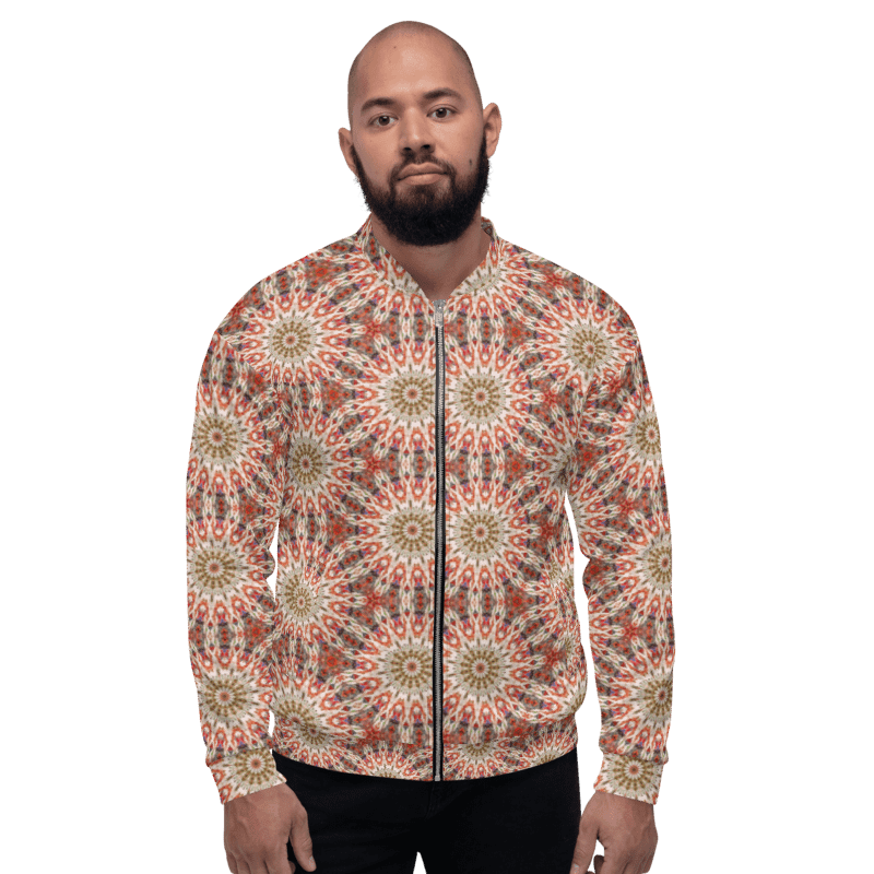 Abstract Suns Pattern Unisex All Over Print Bomber Jacket product image (12)