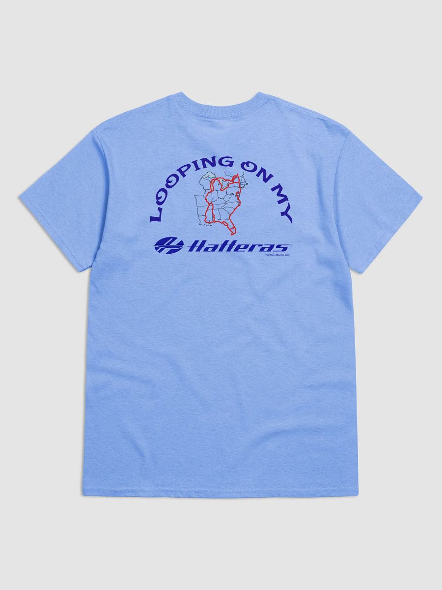 Looping On My Hatteras - T-Shirt - Light Shirt w/Blue Logo product image (2)