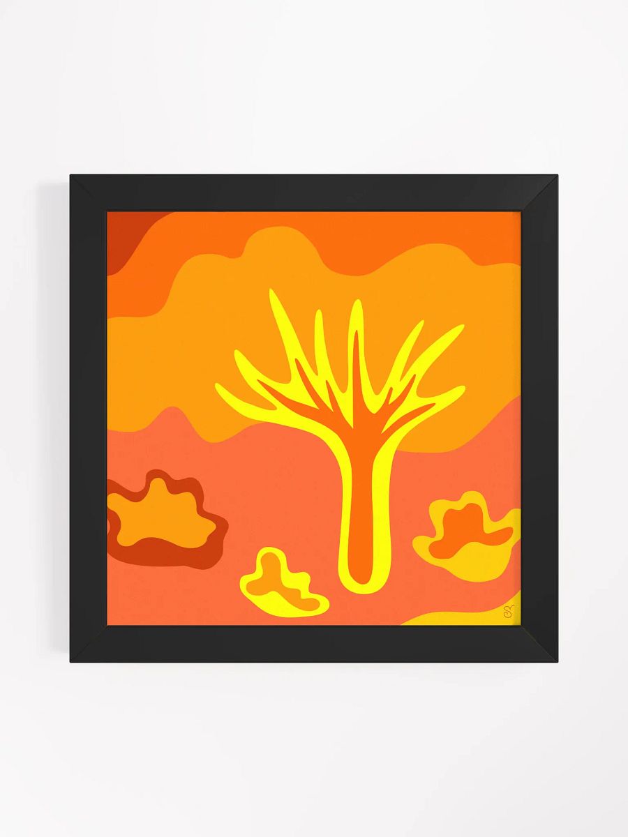 Radiant Tree Framed Poster - Abstract Landscape No. 3 product image (8)