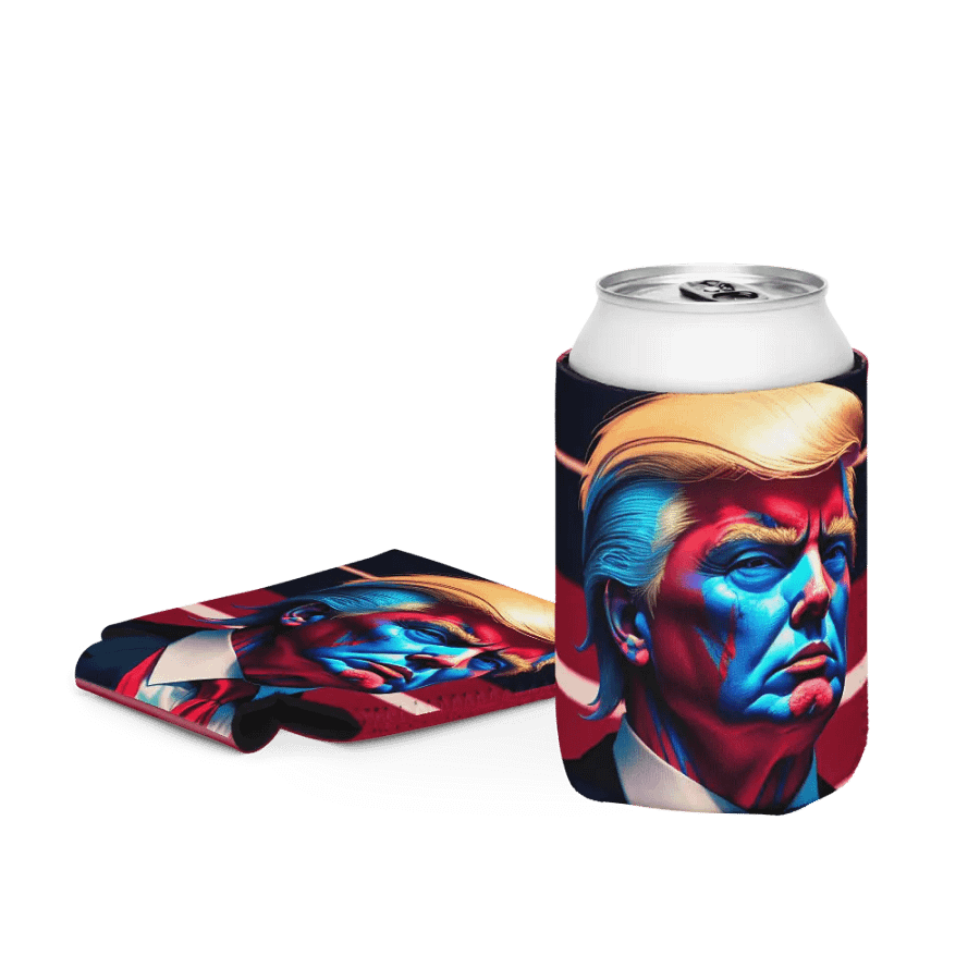 Blue and Red Can Cooler product image (4)