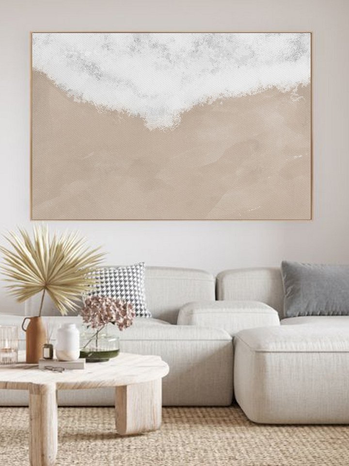 Soft Beach Ocean Abstract Unframed Print product image (1)