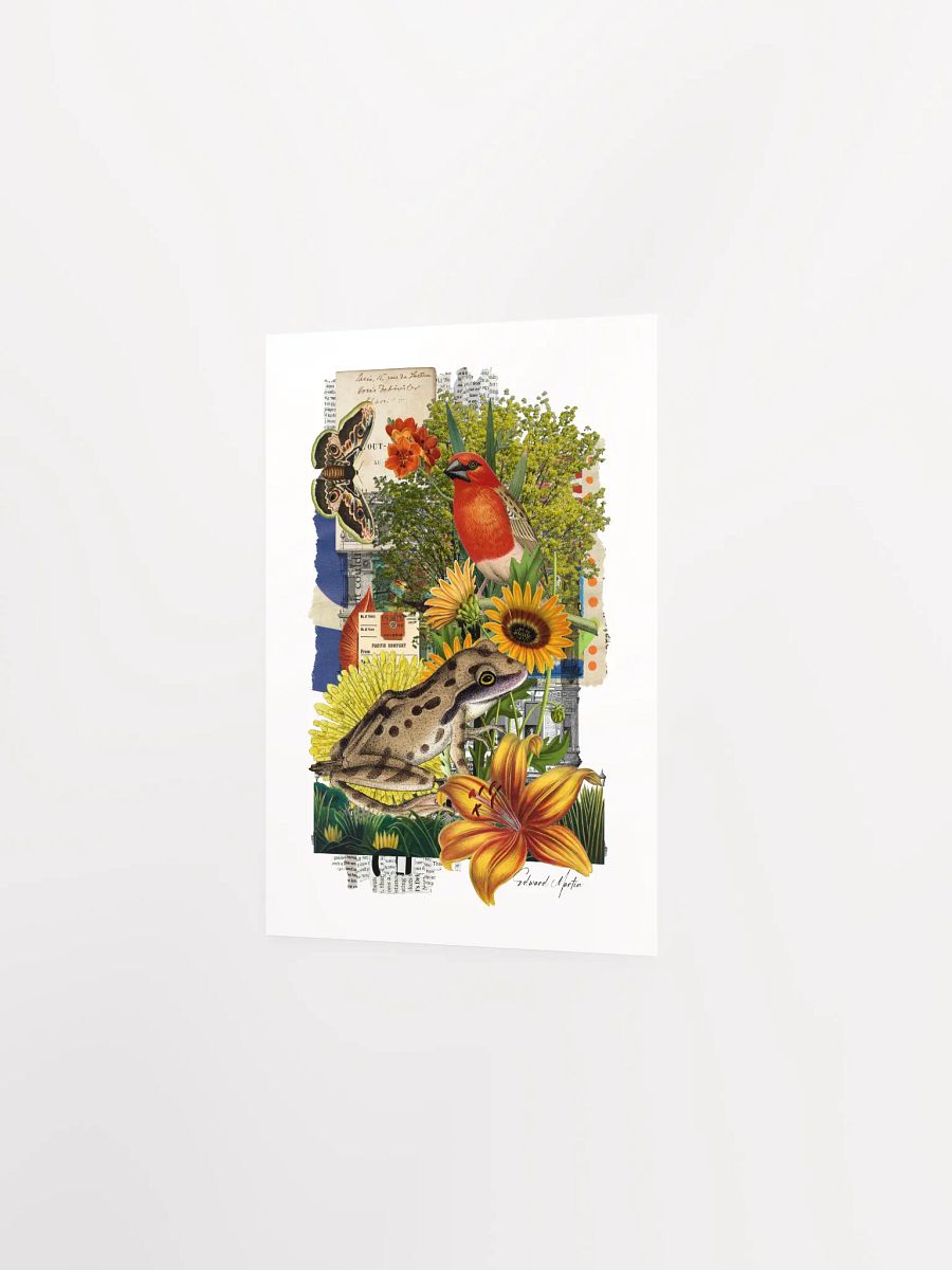 'Nature Collage No. 879' by Edward Martin-Vibrant Matte Poster Print product image (3)