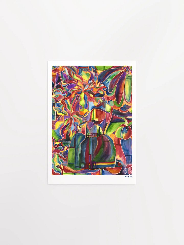 Blooms and Architecture Print product image (1)