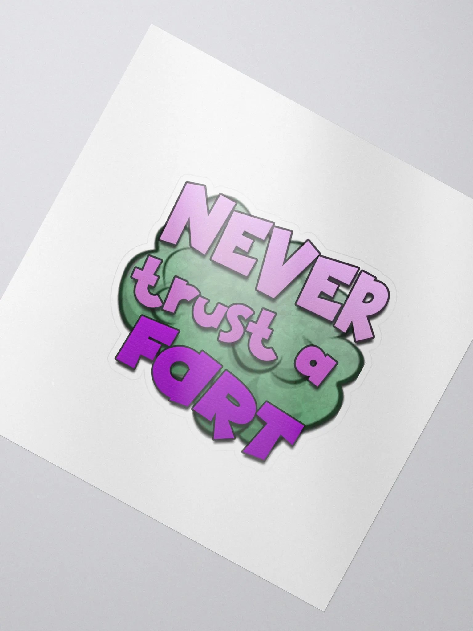Never Trust a Fart Sticker product image (2)