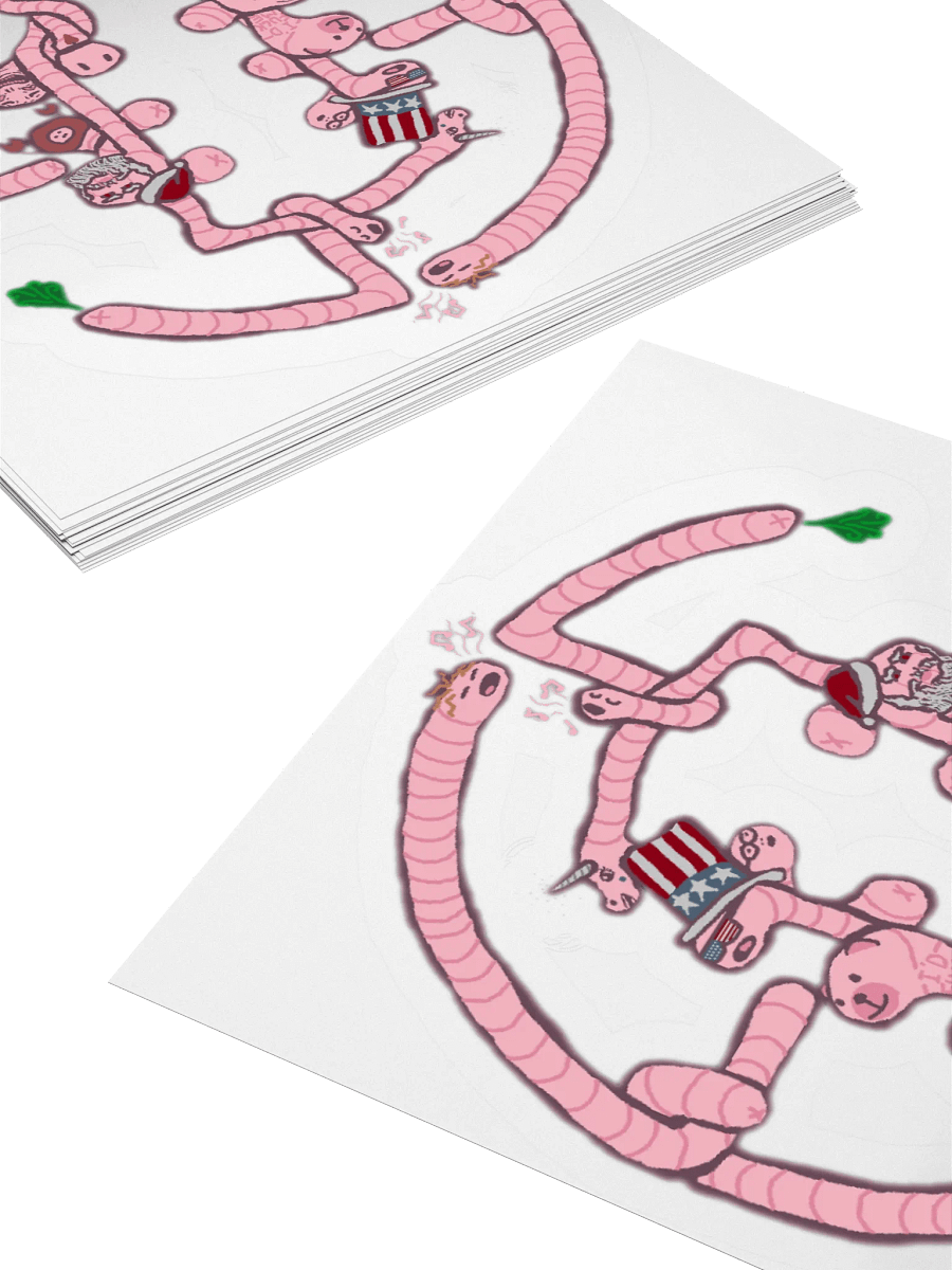 Worm Theme Sticker product image (11)