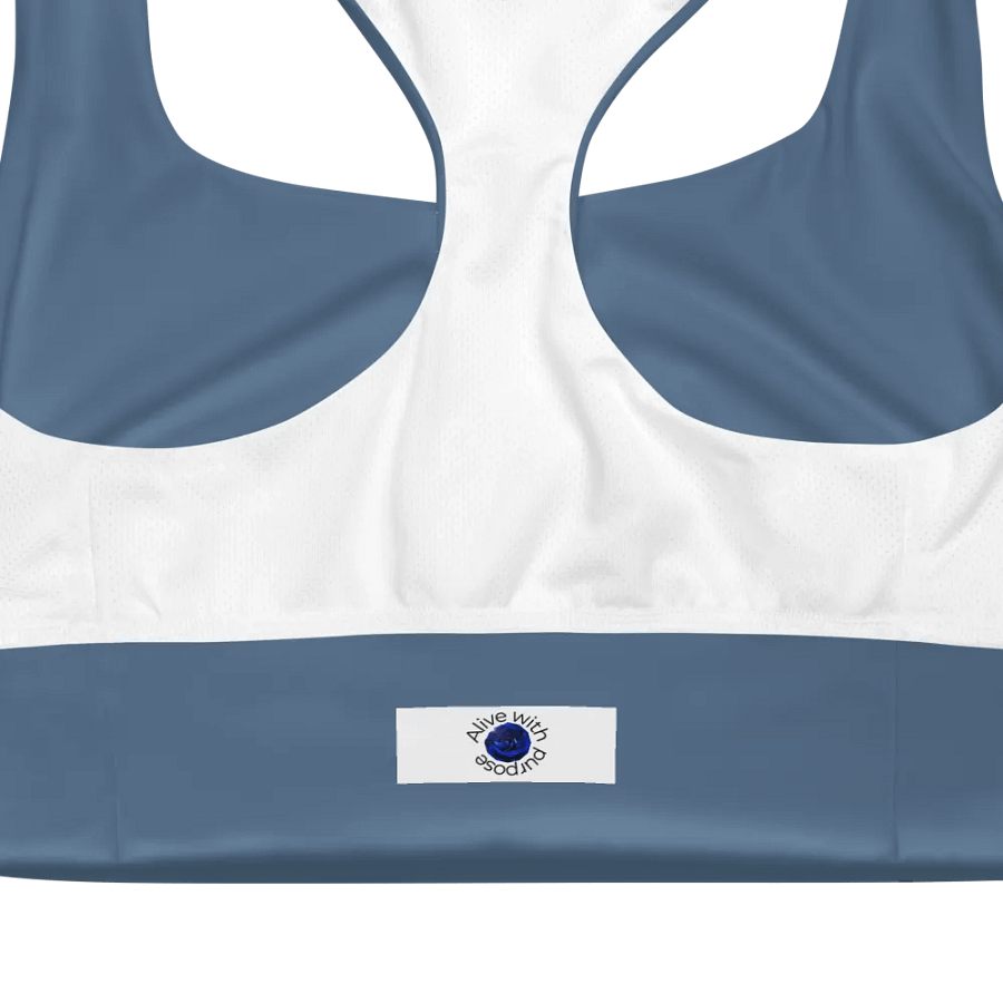 Blue Blossom Matching All-Over Sports Bra product image (12)