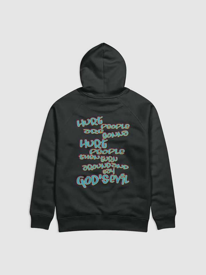Hurt People - Blue Graffiti - Stanley/Stella Eco Hoodie (BACK) product image (1)