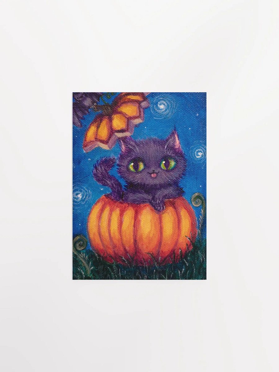 Pumpkin Whiskers Print product image (1)