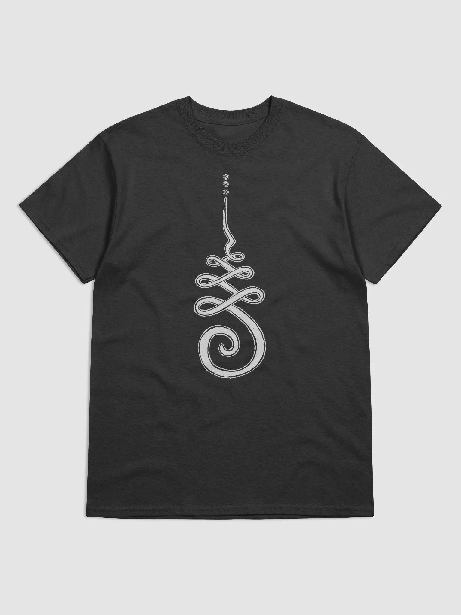 Stay on the Path Heavy weight T-shirt - white print product image (1)