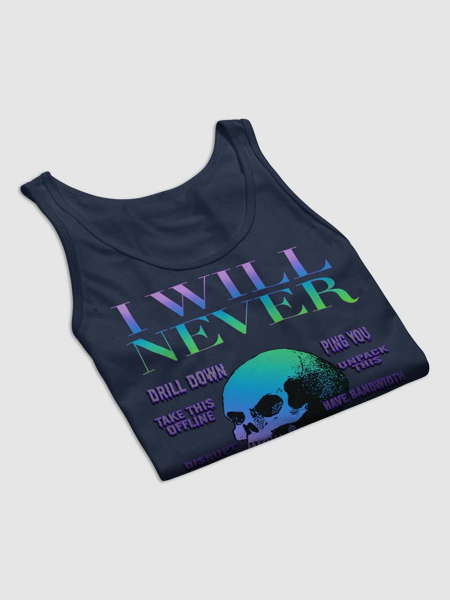 I WILL NEVER CIRCLE BACK "TANK TOP" product image (35)