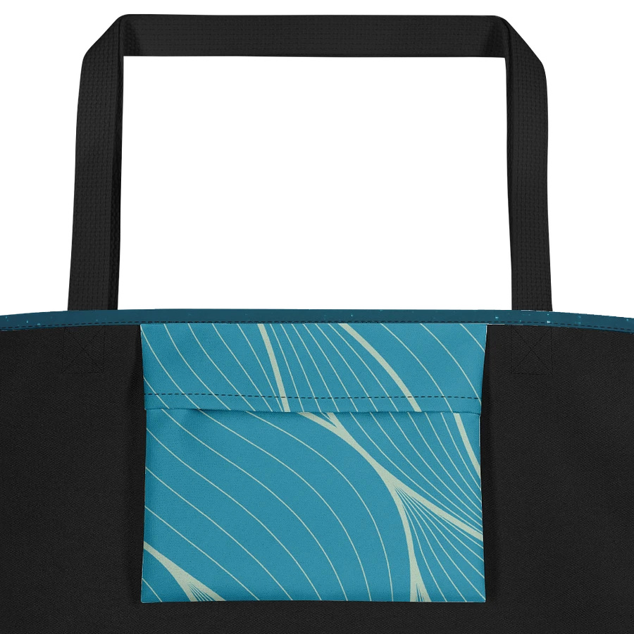 Tote Bag: Magical Beach Tranquil Seascape Ocean View Full Moon Design product image (2)