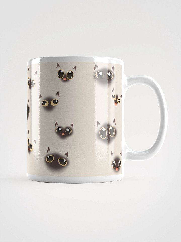 Siamese Cat Faces (Yellow Eyes) Mug product image (6)