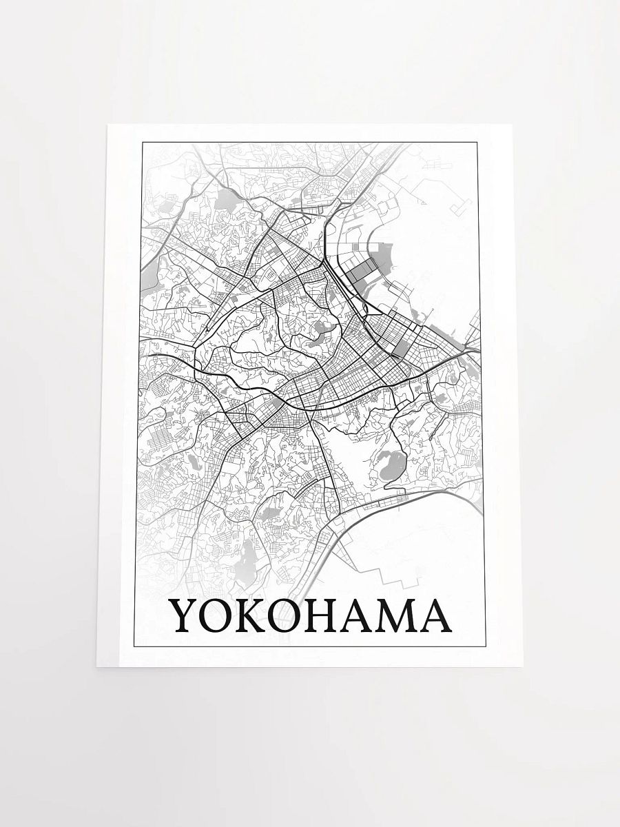 Yokohama, Japan , city map print product image (16)